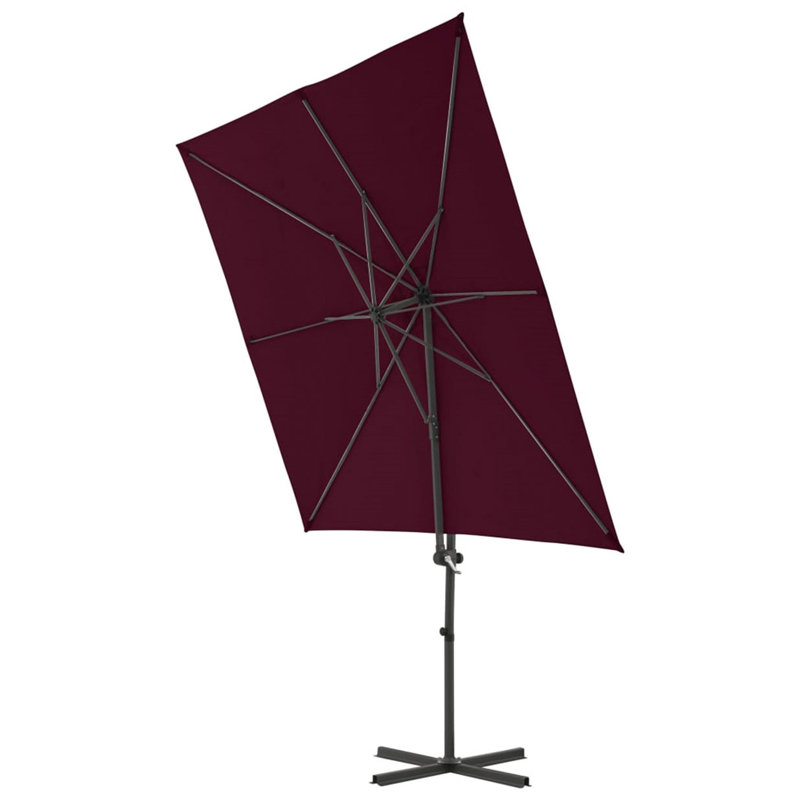 Jaxton 250cm Cantilever Parasol, Red