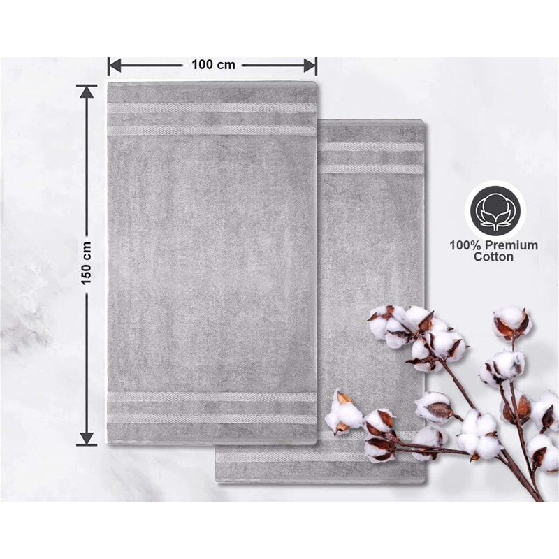 Bath Sheet, Grey