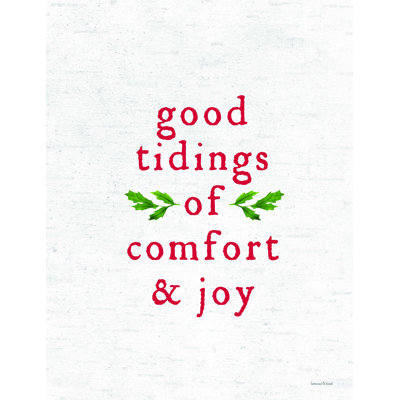 " Good Tidings of Comfort & Joy " Print