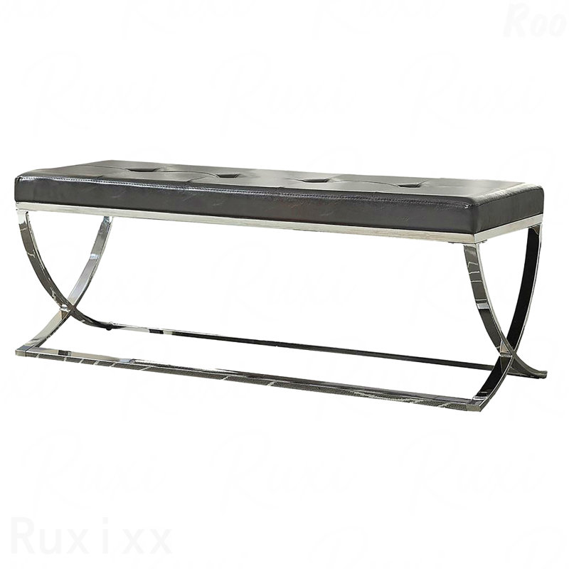 Banc - Pieds courbés en bois