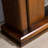 Black Solid Wood Electric Fireplace-294976583