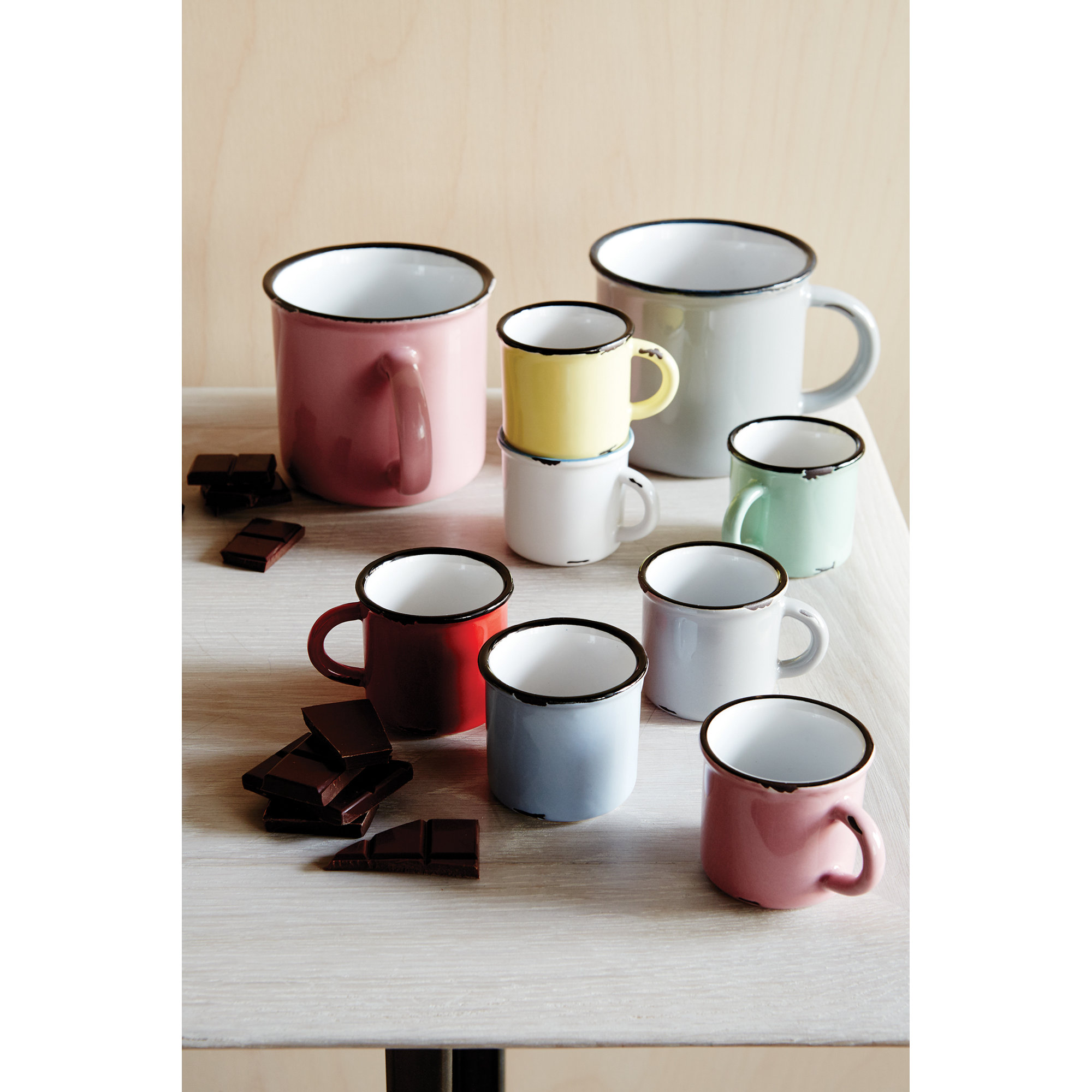 Canvas Home Tinware Stoneware Coffee Mug 16oz, Cashmere Blue
