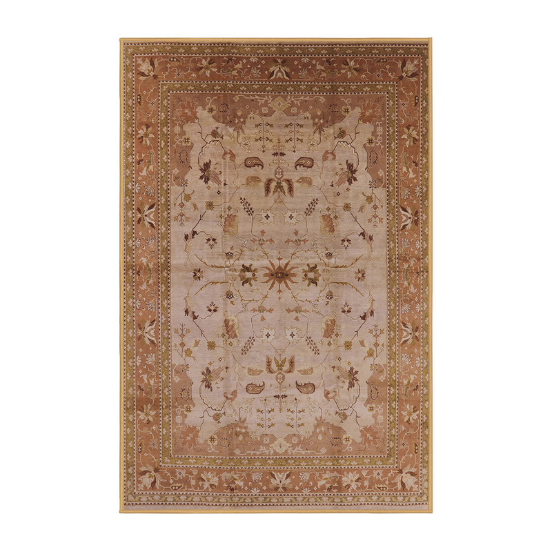 Tapis oriental brun brun, Rectangle 8 pi x 12 pi