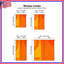 Rideaux de fenêtre à motif floral orange et obscurcissant - 2 panneaux-129088787-129088790