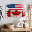 Drapeau des États-Unis et du Canada à Borges-108692922