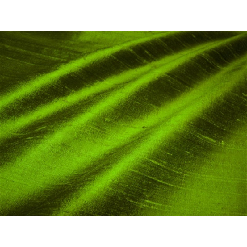 Rideau occultant et isolant vert en soie Dupioni, L 50 po x L 120 po