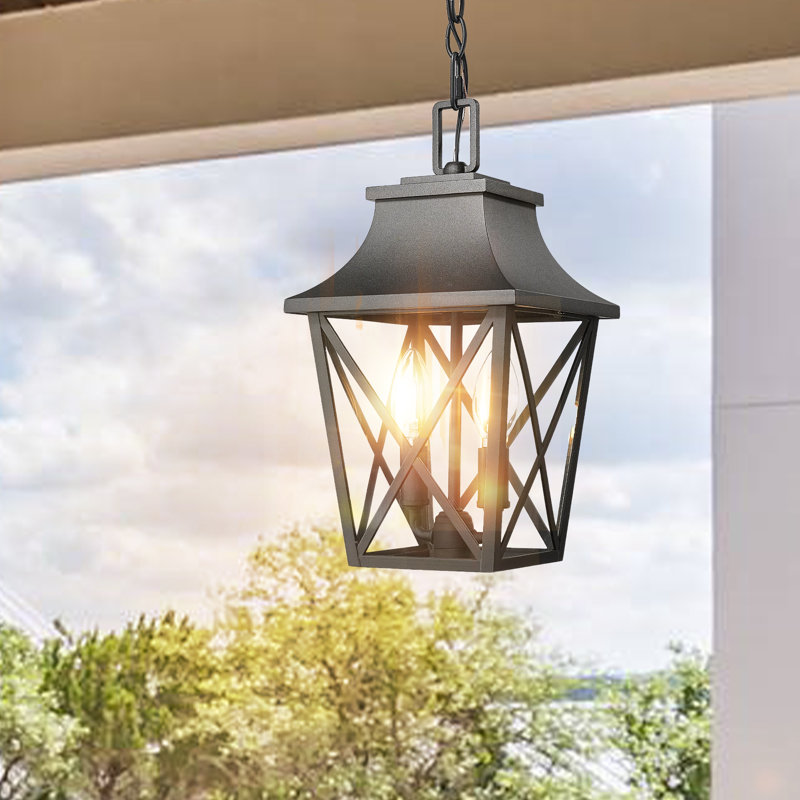 Luminaire suspendu d'extérieur Black Farmhouse