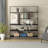 Whitmore 72" Tall Rectangular Bookcase in Blackened Bronze