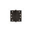 Deltana DSB4N10B 4" x 4" Square Hinges in Oil-rubbed Bronze Pair
