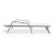 Marlin Outdoor Patio Reclining Chaise Lounge Arm Chair with Gray Powder-Coated Aluminum Frame- Breathable Sling Mesh Fabric, Adjustable Backrest-88151482