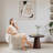 Upholstered Swivel Accent Chair Barrel Chair With Pillow (Set of 2)-1200575259