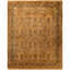 Overdyed Hand-Knotted Wool Modern-Contemporary Gold Area Rug 8' 3" x 10' 3"