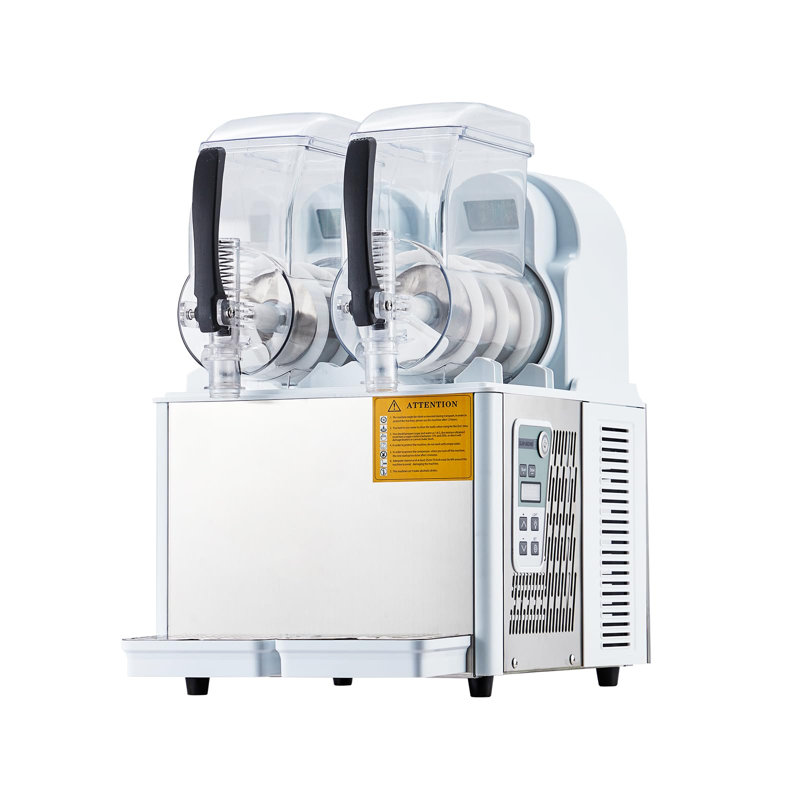 Machine à glaçons commerciale 4Lx2, machine à boissons glacée pour Smoothies