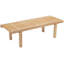 Banc rembourré Audie avec finition naturelle