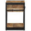 40cm W Iron Bedside Table