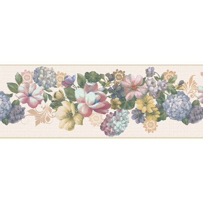 Peel & Stick Floral Border