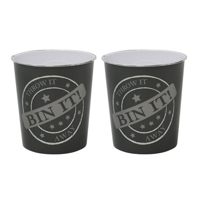 JVL Plastic Decorative Bin