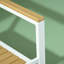 Ensemble de mobilier de salle à manger d'extérieur, table de patio 5 pièces et chaises
