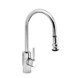 Contemporary Plp Pulldown Faucet - Lever Sprayer