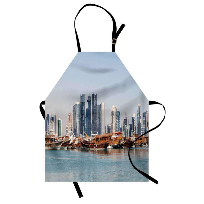 No Pattern Bib Apron