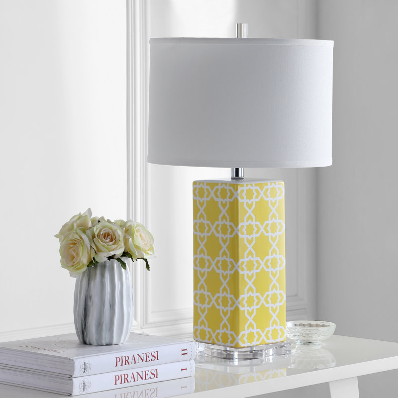 Casale Ceramic Table Lamp, Yellow