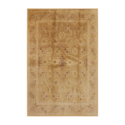 Tapis brun ivoire Gamsaragan