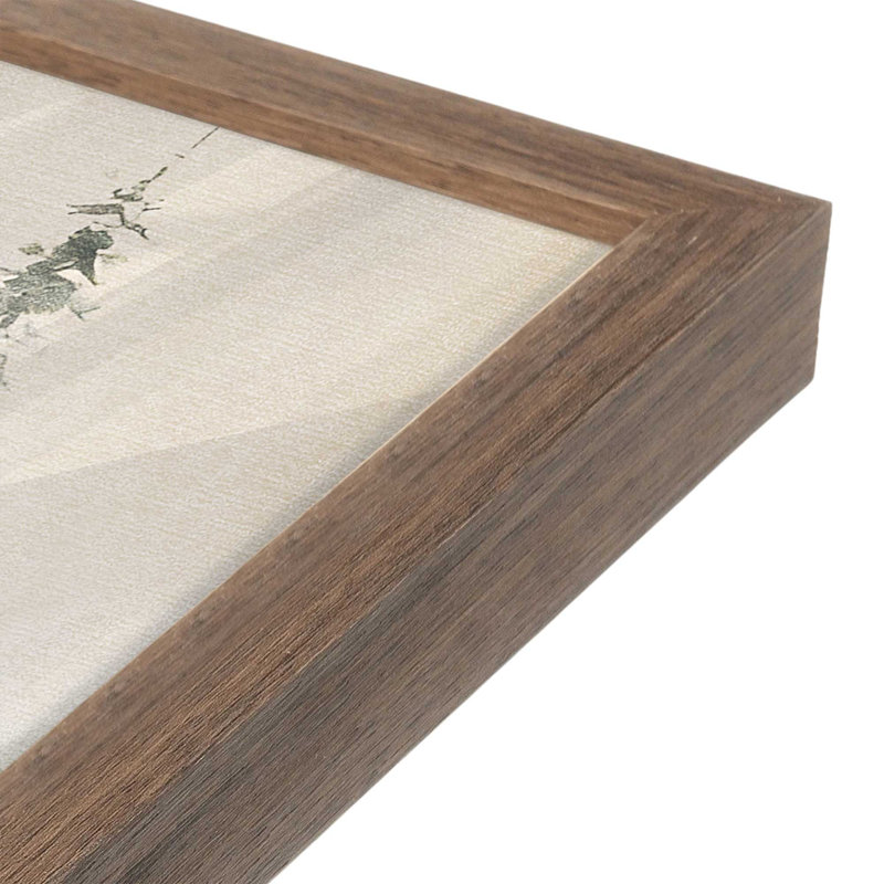 «Winter Pines III» par Jo Moulton, reproduction d'art sur toile, H 33,5 po x l 25,5 po, Brun