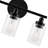 Snellville 3 - Light Dimmable Black Vanity Light-264995881