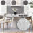 Engineered Stone Round Dining Table-549342890