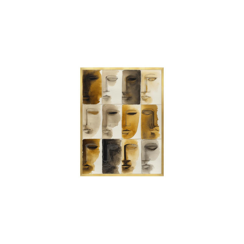 Faces in Sequence, 40" H x 53" W