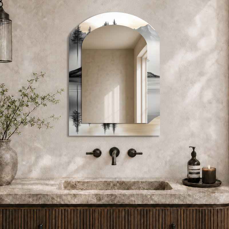 Miroir mural Rustic, 34" x 25"