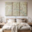 «Monuments of Paris Map Blue» sur toile-1672101170