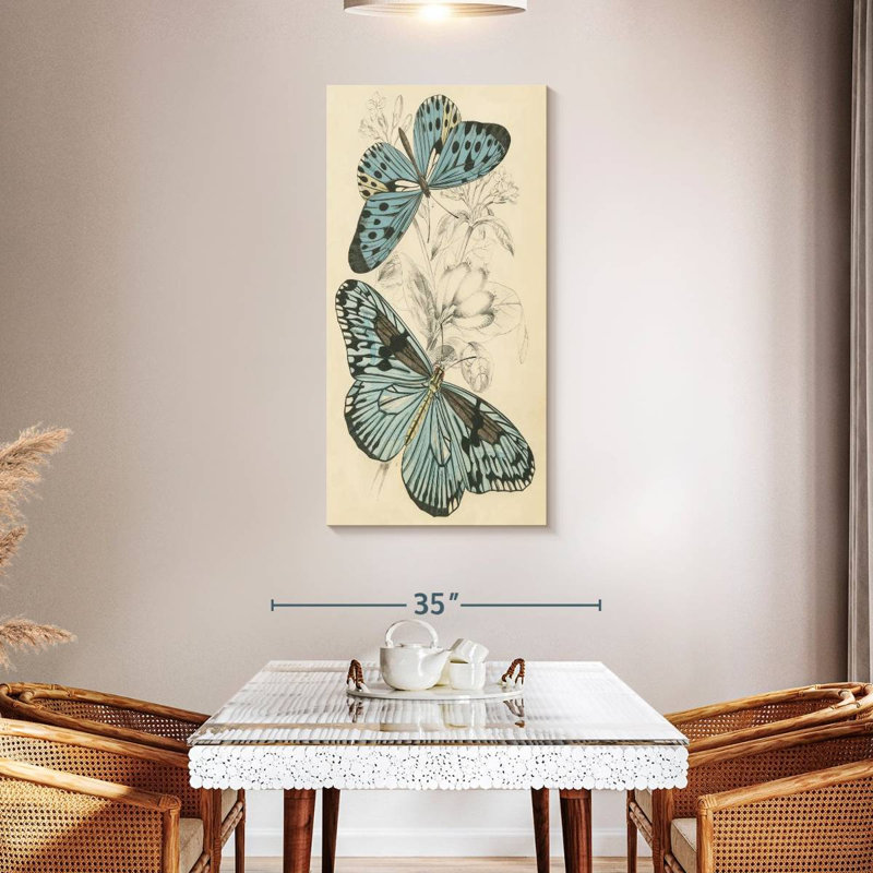Assortiment de papillons II, 48" H x 24" W