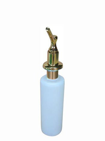 Distributeur de savon décoratif, Laiton poli