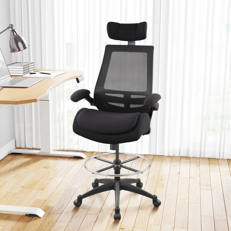 Allya Mesh Drafting Chair with Headrest