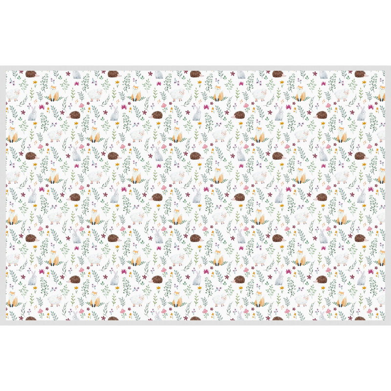 Roslind Vinyl Machine Printed Area Rug, Rectangle 133 x 200cm
