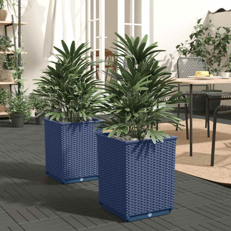 Ornela Planter Box, Blue Grey, 2