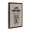 Cadre flottant Life Happens Coffee Helps, conception de JJ Design House LLC-421184588-421184590