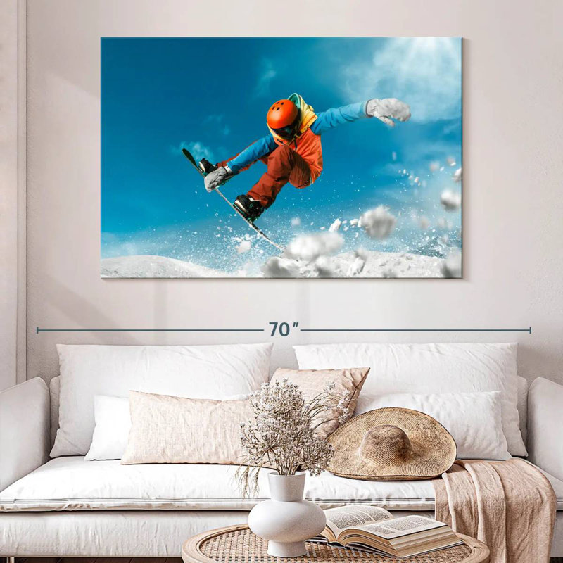 Sireci Snowboard Grab, 34" H x 51" W