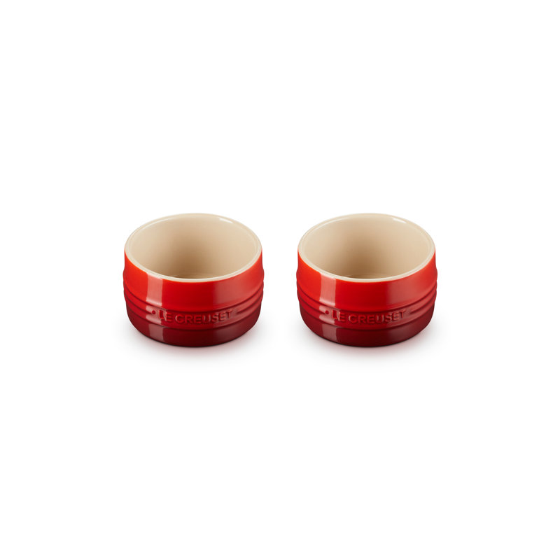 Straight Wall Ramekin, Cerise