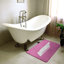 Tapis pour salle de bain en microfibre rectangulaire antidérapant antidérapant-42101567-42101577-122103352