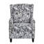 Ameiah 74 cm W Upholstered Wing Back Manual Push Back Recliner with Naihead Trims-519620394