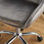 Chaise d'appoint en velours capitonné de 22,49 po de large Oveida-2022244424