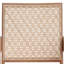 Chaise d'appoint en rotin et finition naturelle