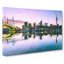 Auckland Skyline in New Zealand in Abstract - Wrapped Canvas-55314321
