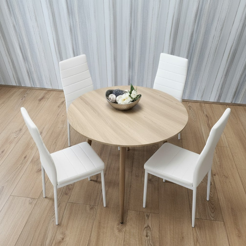 4 - Person Dining Set, White