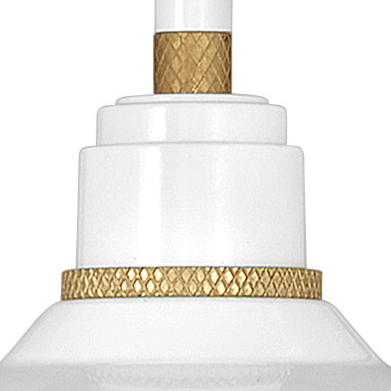 Foundry Wall Mount Outdoor Barn Light, Gloss White, 9.12" H x 9.5" W x 13.25" D