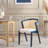 Beltre Upholstered Solid Back Arm Chair-225667706-255139192
