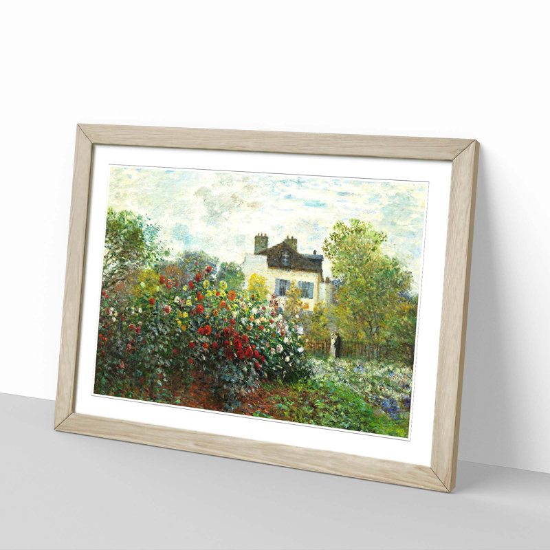 Claude Monet - Single Picture Frame Painting, Oak