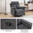 34.3" Wide Soft and Upholstered Manual Standard Recliner with Ergonomic Armrests（Set of 2)-1918416260